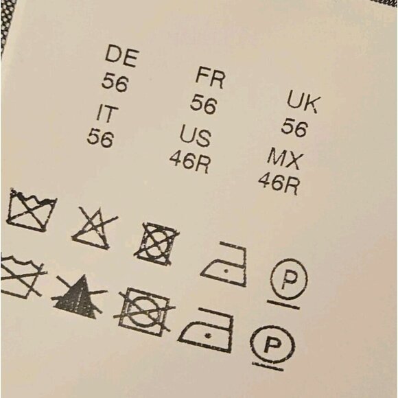 Hugo Boss Blazer Sport Coat Mens 46R  Gray 2 Button Wool Reda Super 110 Modern - Picture 8 of 10